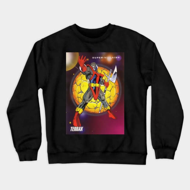 Terrax the Tamer Crewneck Sweatshirt by Psychosis Media